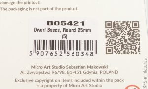 Dwarf Bases - Micro Art Studio