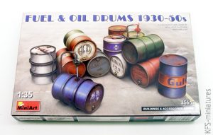 1/35 Fuel & Oil Drums - MiniArt