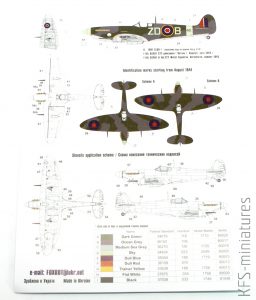1/48 Presentation Spits, Part III Spitfire Mk.IX - Foxbot Decals