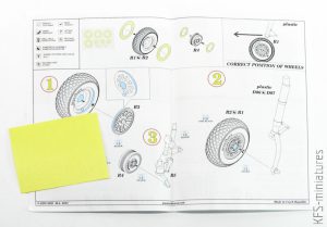 1/48 P-51D wheels for Airfix - Eduard