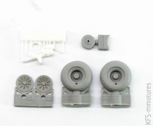 1/48 P-51D wheels for Airfix - Eduard