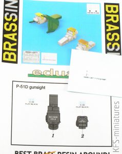 1/48 P-51D gunsight for Airfix - Eduard