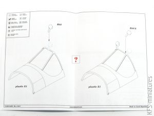 1/48 P-51D rear view mirrors for Airfix Eduard