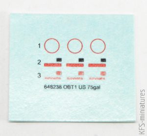 1/48 P-51D 75gal fuel tanks for Airfix - Eduard
