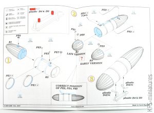 1/48 P-51D 108gal paper tanks for Airfix - Eduard