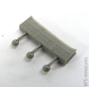 1/48 P-51D rear view mirrors for Airfix Eduard