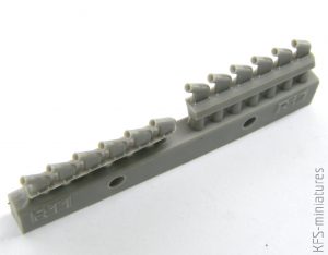 1/48 P-51D exhaust stacks for Airfix - Eduard