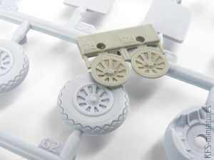 1/48 P-51D wheels for Airfix - Eduard