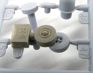 1/48 P-51D wheels for Airfix - Eduard