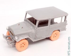 1/35 TOYOTA FJ43 Hardtop - Budowa cz.1
