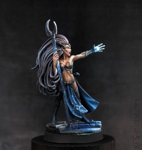 28mm Dark Elf Supreme Sorceress