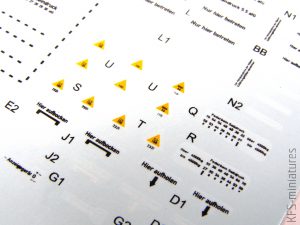 1/48 Fw 190 A stencils  - Eduard