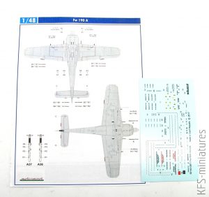 1/48 Fw 190 A stencils  - Eduard