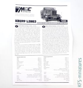 1/72 Krupp L3H63 - MAC Distribution