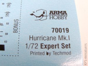 1/72 Hurricane Mk I Expert set - Arma Hobby