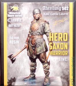 54mm Hero Saxon Warrior - Abteilung 502