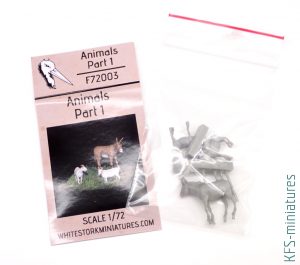 1/72 Farm Animals - Zwierzęta - White Stork Miniatures