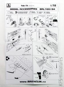 1/72 Yak-1b Brengun - dodatki - Brengun
