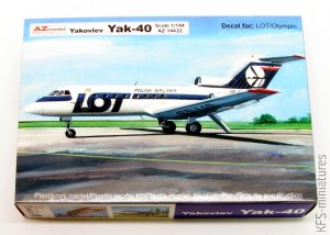 1/144 Yak-40 LOT/Olympic - AZ model