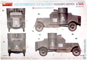 1/35 Austin Armored Car 3rd Series - Freikorps - Interior Kit - MiniArt