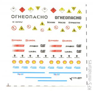 1/72 Oil barrel markings Colibri Decals