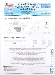 1/72 Kriegsfischkutter - Dodatki - Special Hobby 1/72 Kriegsfischkutter - Dodatki - Special Hobby