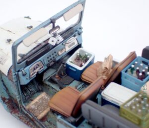 1/35 TOYOTA FJ43 Hardtop - Budowa cz.2