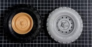 1/35 Land Rover  Defender road wheels (Good Year) - Panzer Art
