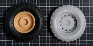 1/35 Land Rover  Defender road wheels (Good Year) - Panzer Art