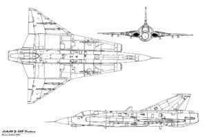 1/72 Saab 35ÖE/35FS - Draken - Hobby 2000 + dodatki EDUARD