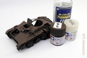 1/35 Budowa wraku T-60 - malowanie