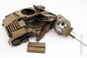 1/35 Budowa wraku T-60 - malowanie