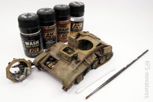 1/35 Budowa wraku T-60 - malowanie