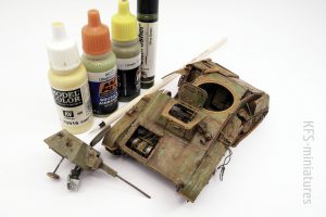 1/35 Budowa wraku T-60 - malowanie