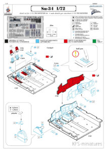 1/72 Su-34 dodatki - Eduard