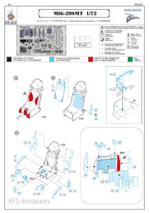 1/72 MiG-29SMT Zvezda - dodatki - Eduard