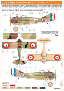 1/48 SPAD XIII late version - Eduard