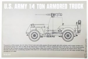 1/35 U.S. Army 1/4 Ton Armored Truck - Takom