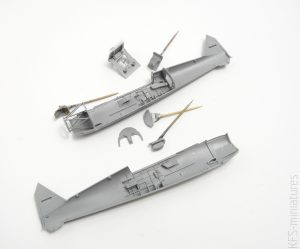 1/48 Henschel Hs-126 - ICM - Budowa