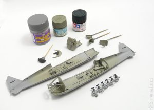 1/48 Henschel Hs-126 - ICM - Budowa