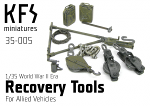 1/35 WWII Recovery Tools Set