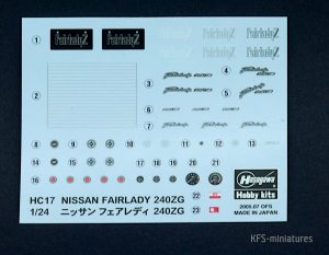 1/24 Nissan Fairlady 240ZG – Tamiya