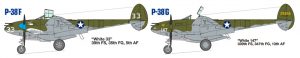 1/48 Lockheed P-38F/G Lightning - Tamiya