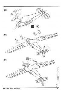 1/72 Percival Vega Gull - civil service – Dora Wings