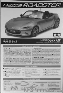 1/24 Mazda Roadster RF - Tamiya