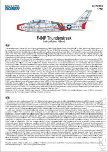 1/72 F-84F Thunderstreak - Special Hobby