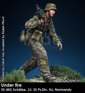 1/35 W-SS MG 42 team - Under Fire - Rado Miniatures