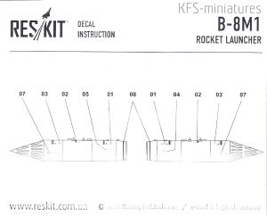 1/72 B8M1 rocket launcher - ResKit