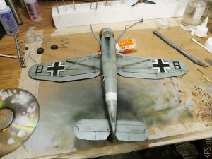 1/48 Henschel Hs-126 - ICM - Budowa