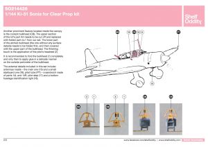 1/144 Ki-51 Sonia - Detail Set - Shelf Oddity